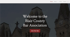 Desktop Screenshot of blaircountybar.org